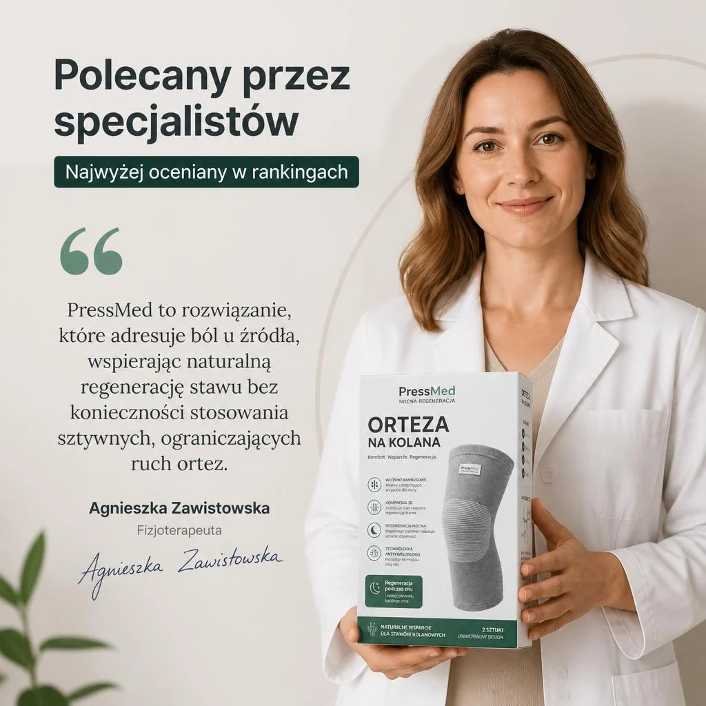 PressMed - Kompresyjna opaska na kolano dla seniorów