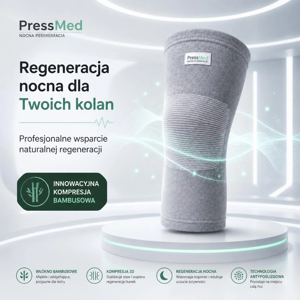 PressMed - Kompresyjna opaska na kolano dla seniorów