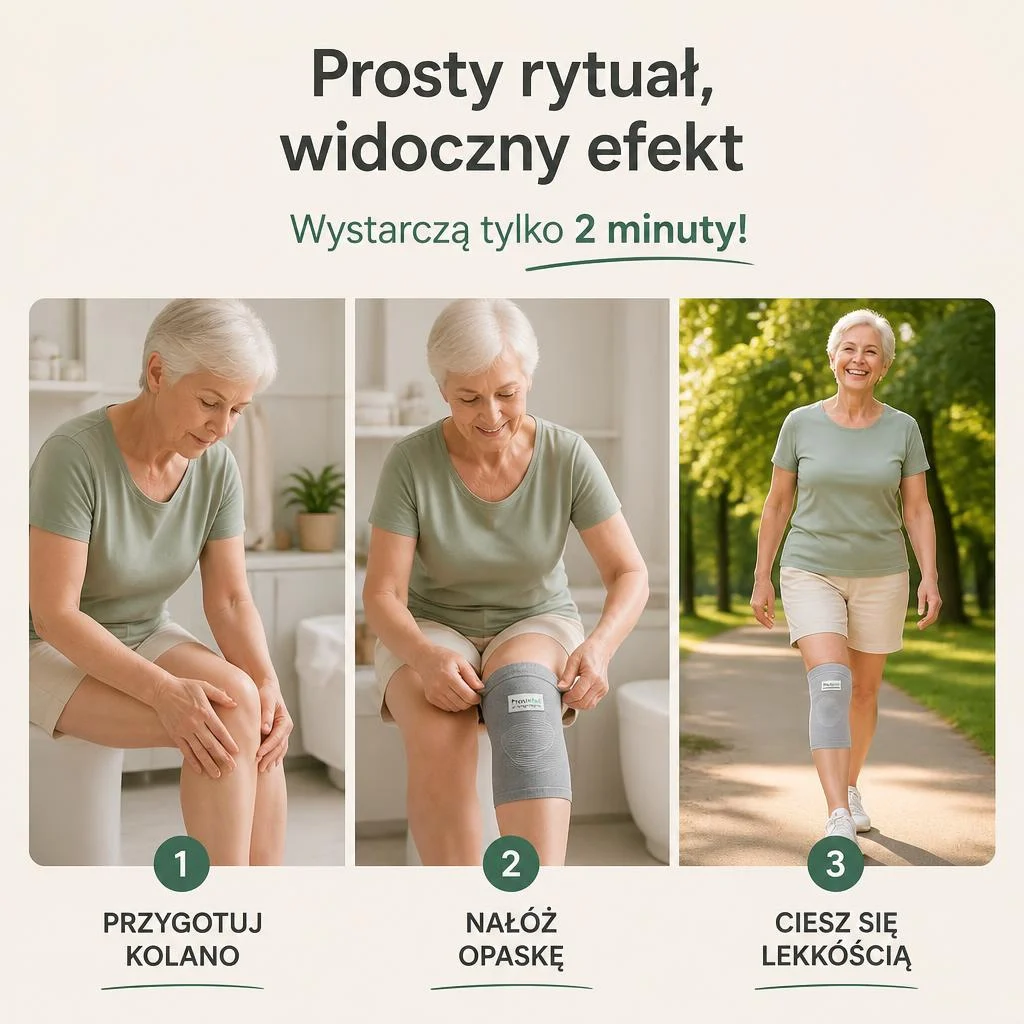 PressMed - Kompresyjna opaska na kolano dla seniorów