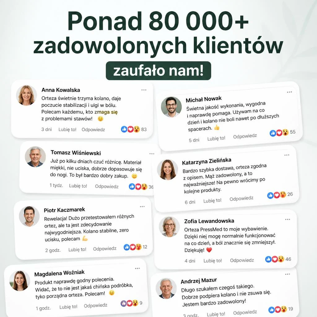 PressMed - Kompresyjna opaska na kolano dla seniorów